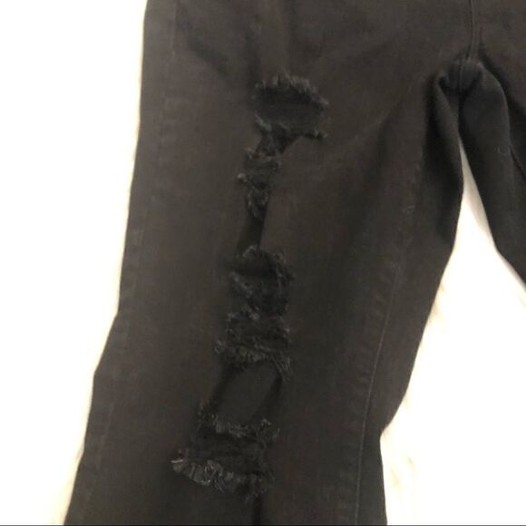 Torrid sky high skinny jeans 16S black distressed - Picture 2 of 8